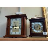 A Franz Hermle mantle clock & 1 other COLLECT ONLY