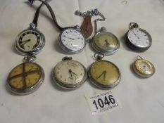 A quantity of vintage pocket watches for spare or repair.