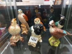 6 large Beswick glazed birds