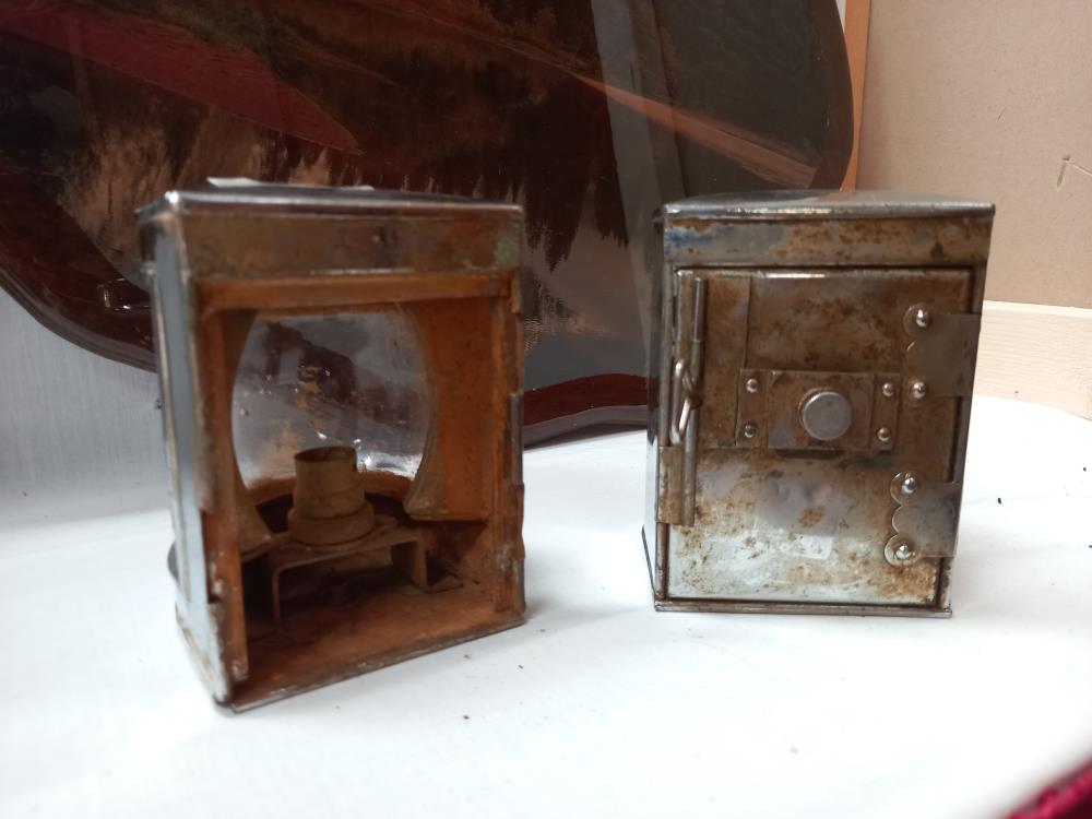 A pair of vintage Stern & Masthead boat lamps - 1 A/F - Image 3 of 4