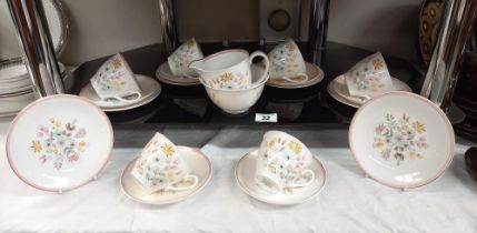 A 20 piece Shelley 'Enchantment' tea set COLLECT ONLY