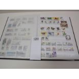 Several complete pages of stamps from around the world.