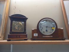 Two 1930's mantle clocks COLLECT ONLY