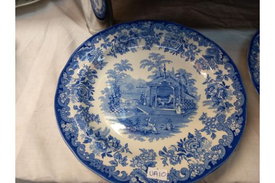 6 blue & white dinner plates from 'The Blue Collection' by Spode COLLECT ONLY - Image 4 of 15