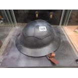 A WW2 metal helmet