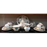 A Royal Albert 16 piece 'Berkeley' tea set COLLECT ONLY