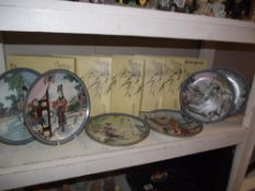 6 boxed Chinese Geisha girl collectors plates