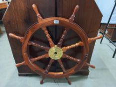 A 64 cm diameter ship's wheel