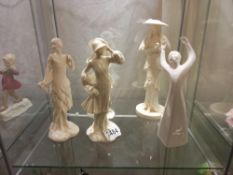 5 Royal Doulton figurines including 3 from the Vogue Collection