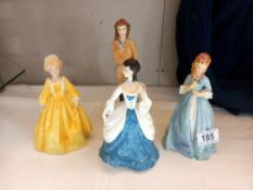 4 Royal Doulton figurines