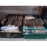 A quantity of 45rpm records (2 boxes) COLLECT ONLY