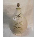 A large Holkham pottery table lamp (no shade) COLLECT ONLY