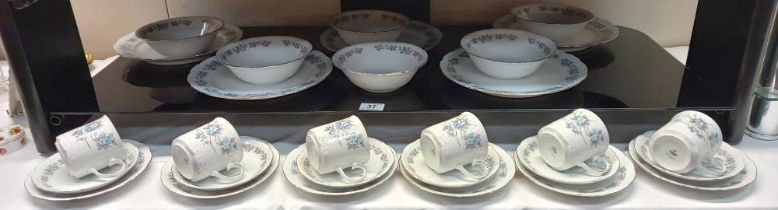 A German dinner set of approximately 29 pieces COLLECT ONLY