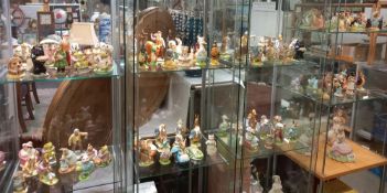 An excellent collection of approximately 104 Beswick Beatrix Potter figurines including some rarer