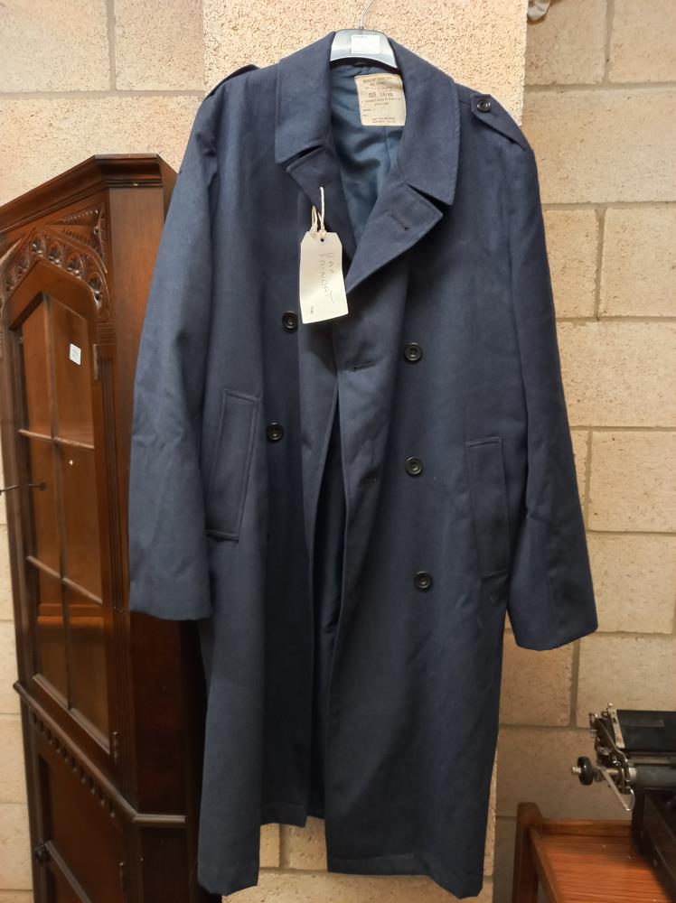 A vintage RAF raincoat.