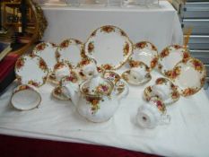 Twenty pieces of Royal Albert Old Country Roses tea ware, COLLECT ONLY.
