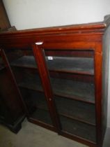 A mahogany bookcase top. COLLECT ONLY.