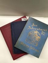 3 stamp albums with a quantity of stamps