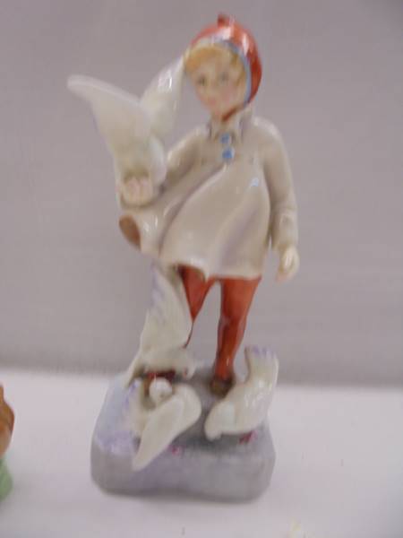 Four Royal Worcester Months of the Year figurines - October, November, December, January. - Image 6 of 9