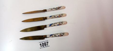 4 Uchatius Brunce fruit knives