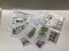 A quantity of coinage & notes (not checked)