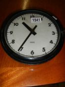 A rare Gent's of Leicester electric wall clock.