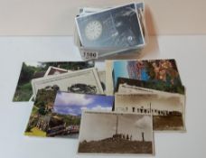 A box of miscellaneous postcards (approximately 80 only a few have been photographed)