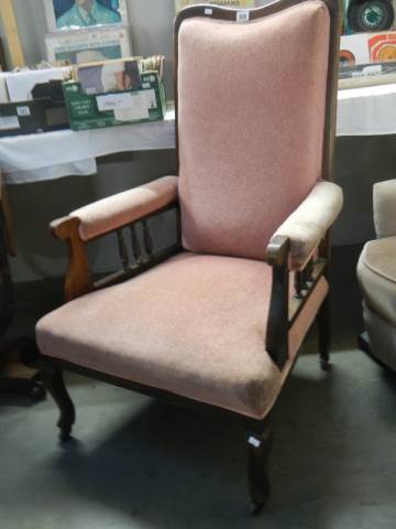 An Edwardian armchair in good condition, COLLECT ONLY