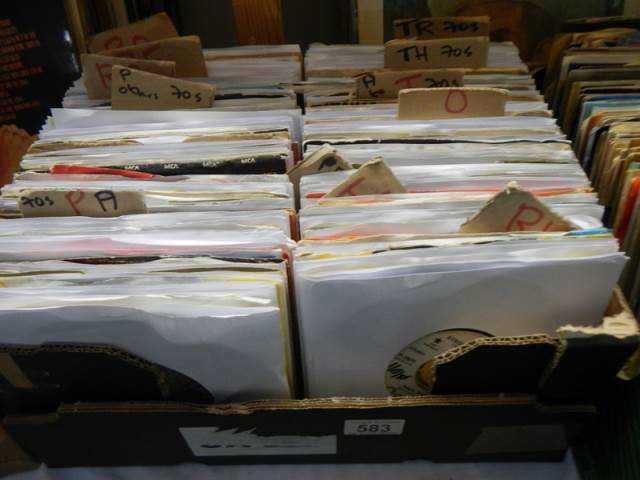 Three boxes of 45 rpm records. - Image 2 of 3