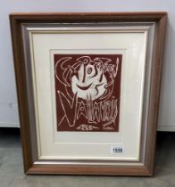 Pablo Picasso (1881-1973) Plate signed lithographic print 'Exposition Vallauris' 1955 published1959