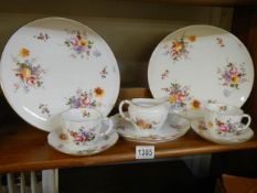 Eight piece of Royal Crown Derby Posies pattern china including cups, saucer, plates etc., COLLECT