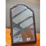 An early 20th century mahogany framed dressing table mirror, COLLECT ONLY