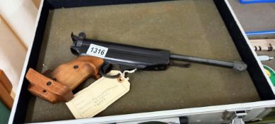 A Fein Werkeball Westinger & Allenburger 1.77 target pistol COLLECT ONLY