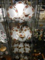 Twenty nine pieces of Royal Albert Old Country Roses ( 6 x 8" plates seconds, all others firsts),