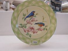 A large Lenox 'Summer Greetings' bird decorated bowl.
