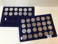 36 x Â£5 coins all different Commemorative & different events