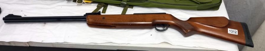 A BSA .22 calibre underlever air rifle COLLECT ONLY