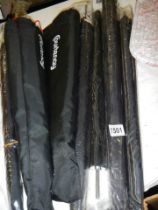 Eight various reversible photographic umbrella's. COLLECT ONLY.