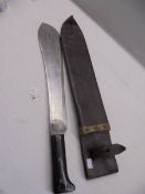 A British military issued in Burma knife.