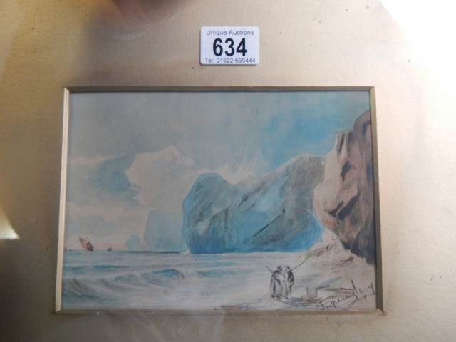 A pair of framed and glazed signed watercolours, COLLECT ONLY. - Image 9 of 10