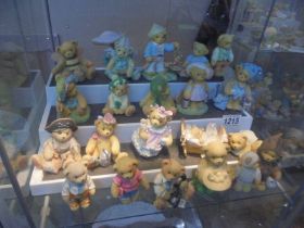 Twenty Cherished Teddies figures.