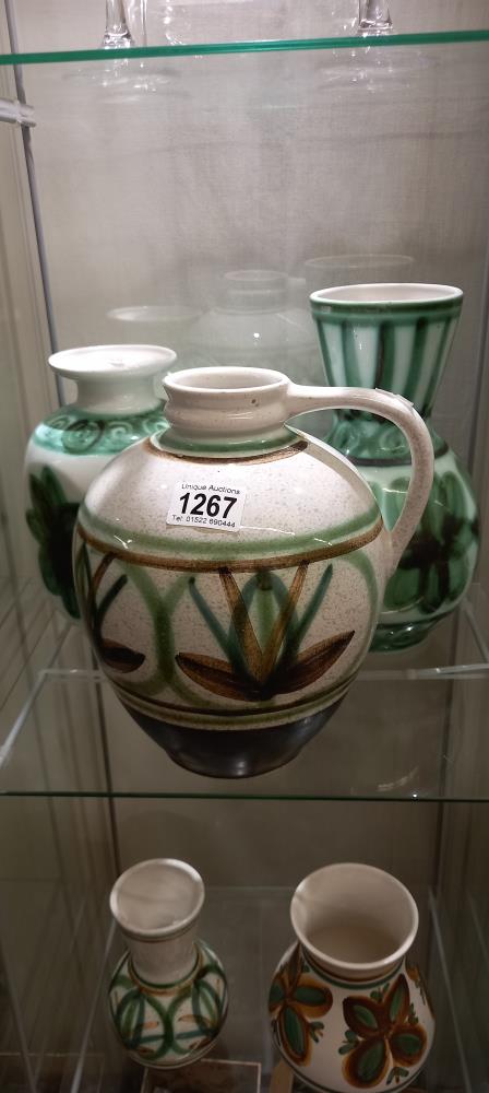 5 Rye Cinque pottery vases - Image 2 of 7