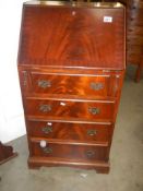 A small mahogany bureau, COLLECT ONLY.