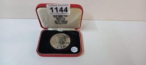 A 1947-1972 QEII silver proof coin