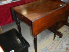 A Victorian mahogany Pembroke table, COLLECT ONLY.