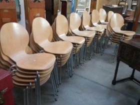 A good lot of Danish style chairs, COLLECT ONLY