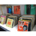 A good large lot of LP records.