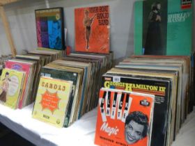 A good large lot of LP records.