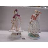 Two Royal Worcester Country Days collection figurines, Sunday Best and Noelle.