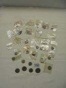 A mixed lot of coins, 18C onwards including German Frederick II, Napoleon etc.,